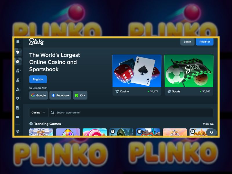 Plinko Stake — Gioca a Plinko sul casinò Stake