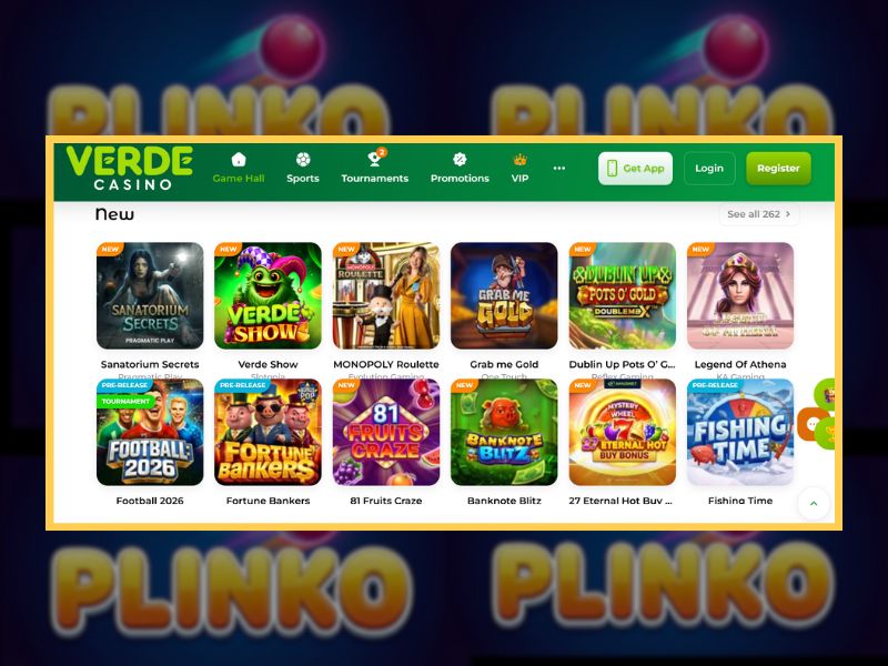 Ricarica del conto su Casino Verde